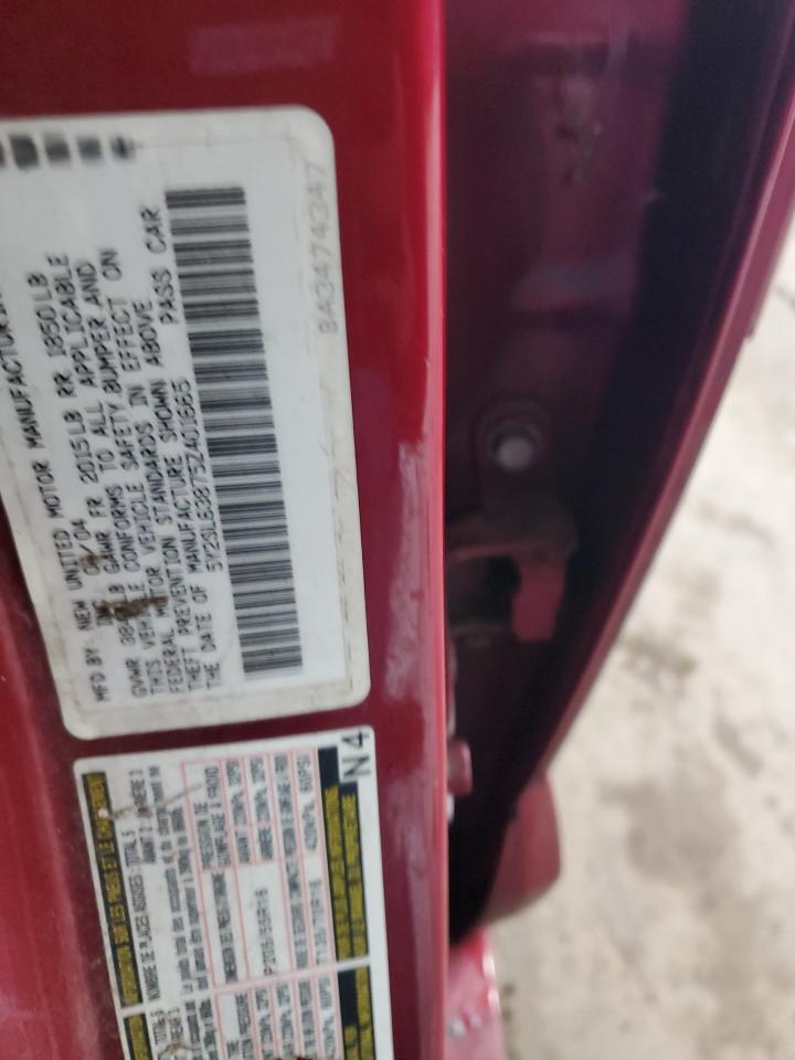 2005 Pontiac Vibe VIN: 5Y2SL63875Z401665 Lot: 90095445