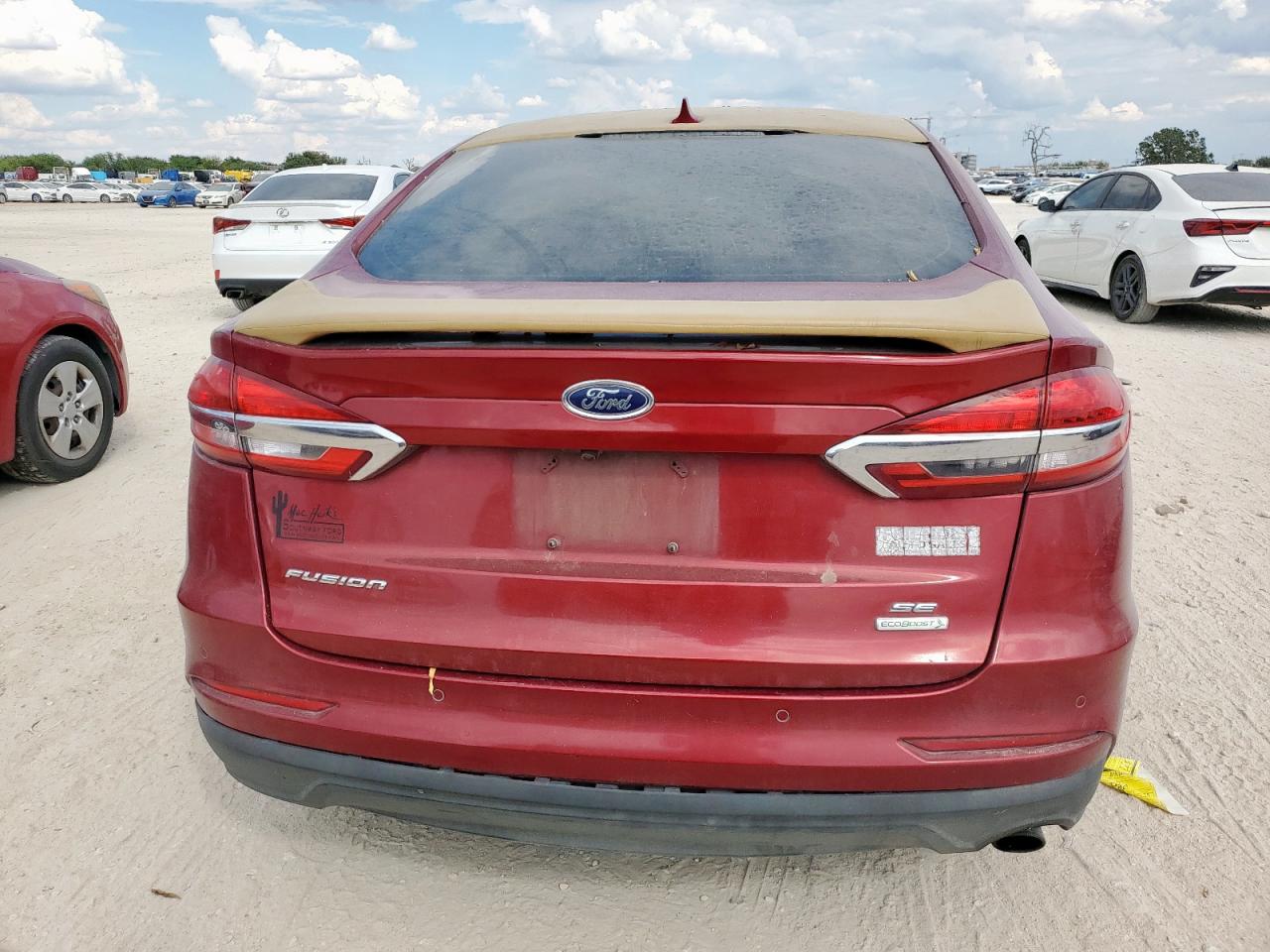 2019 Ford Fusion Se VIN: 3FA6P0HDXKR275591 Lot: 85935435