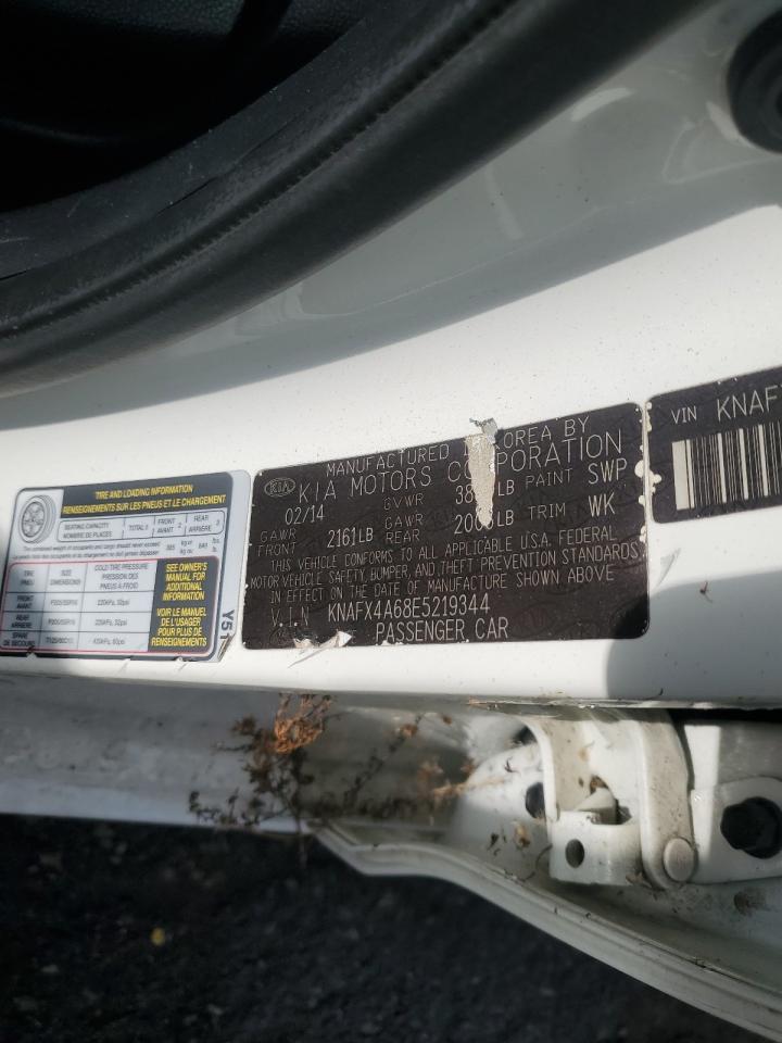 2014 Kia Forte Lx VIN: KNAFX4A68E5219344 Lot: 87242775