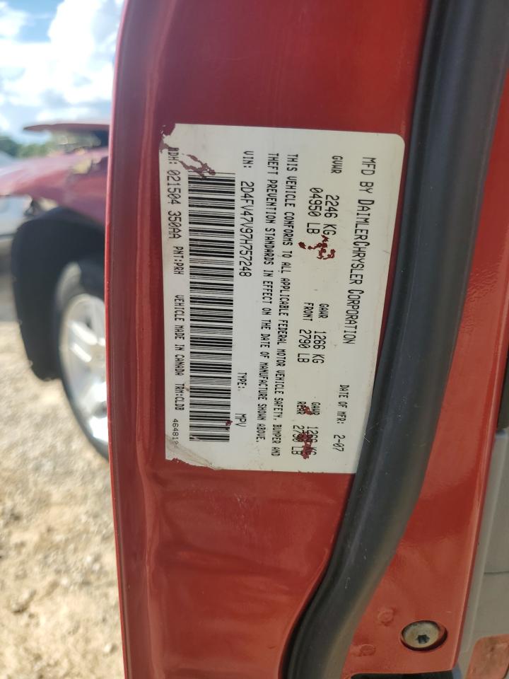 2007 Dodge Magnum Sxt VIN: 2D4FV47V97H757248 Lot: 81881655