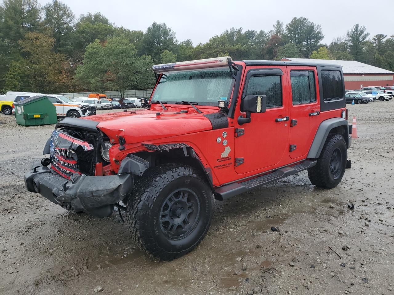 2015 Jeep Wrangler Unlimited Sport VIN: 1C4BJWDG1FL696732 Lot: 86656675