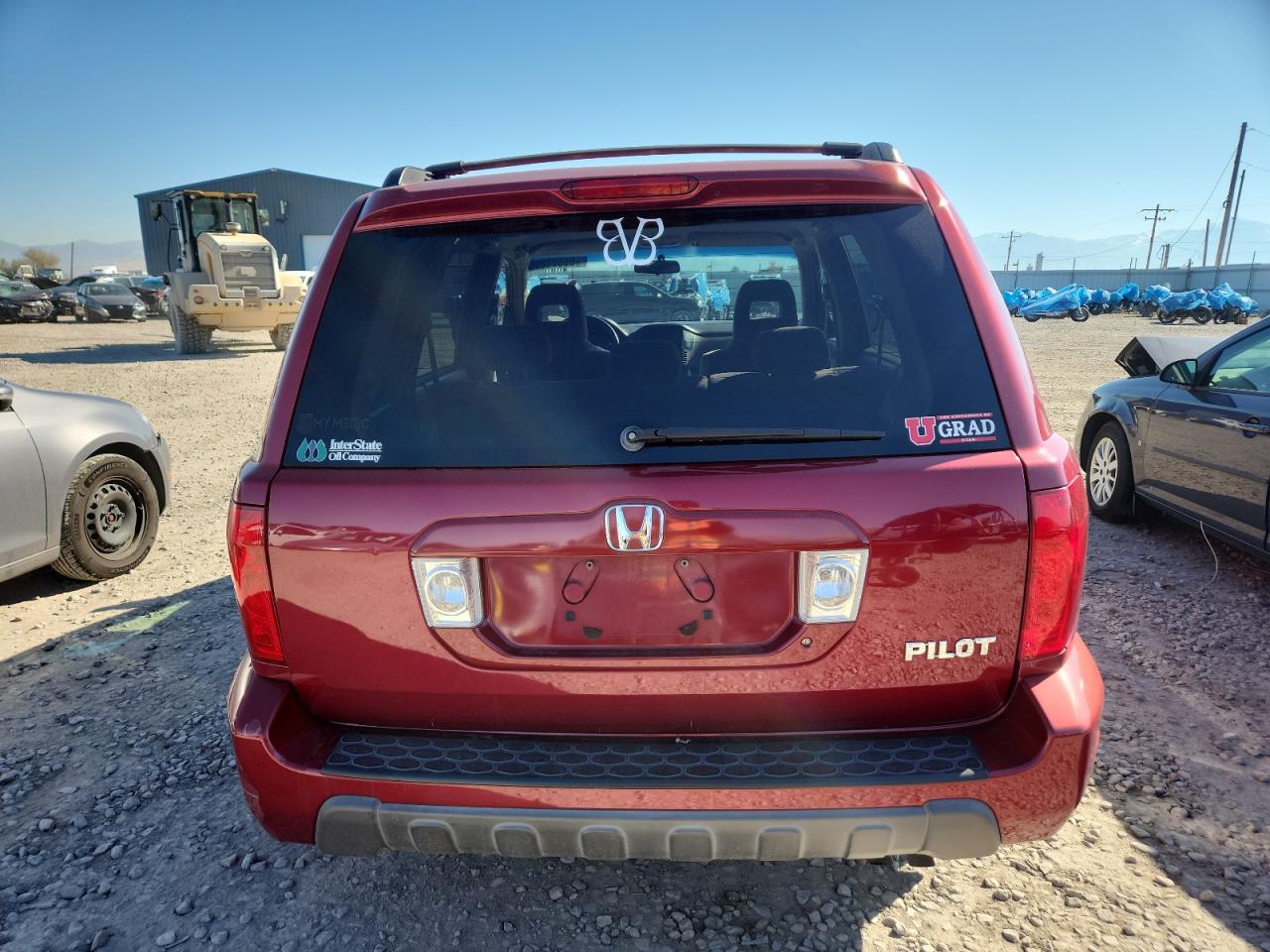 2005 Honda Pilot Ex VIN: 2HKYF18465H549260 Lot: 85571865