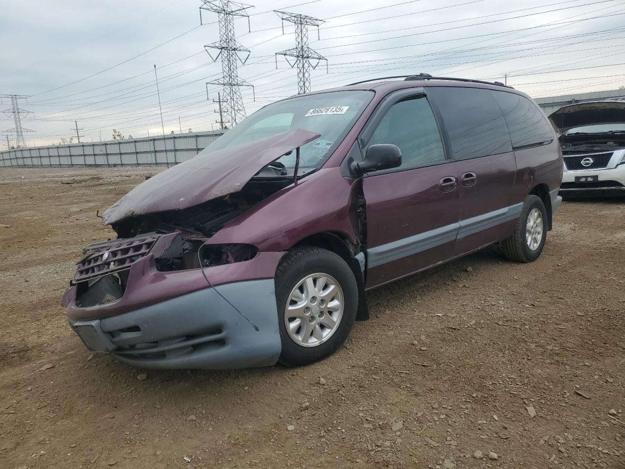 PLYMOUTH MINIVAN 2000. Lot# 86628135. VIN 1P4GP44G0YB563232. Photo 1