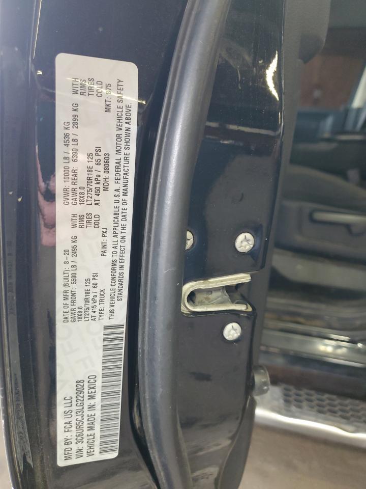 2020 Ram 2500 Tradesman VIN: 3C6UR5CJ3LG229028 Lot: 86442225