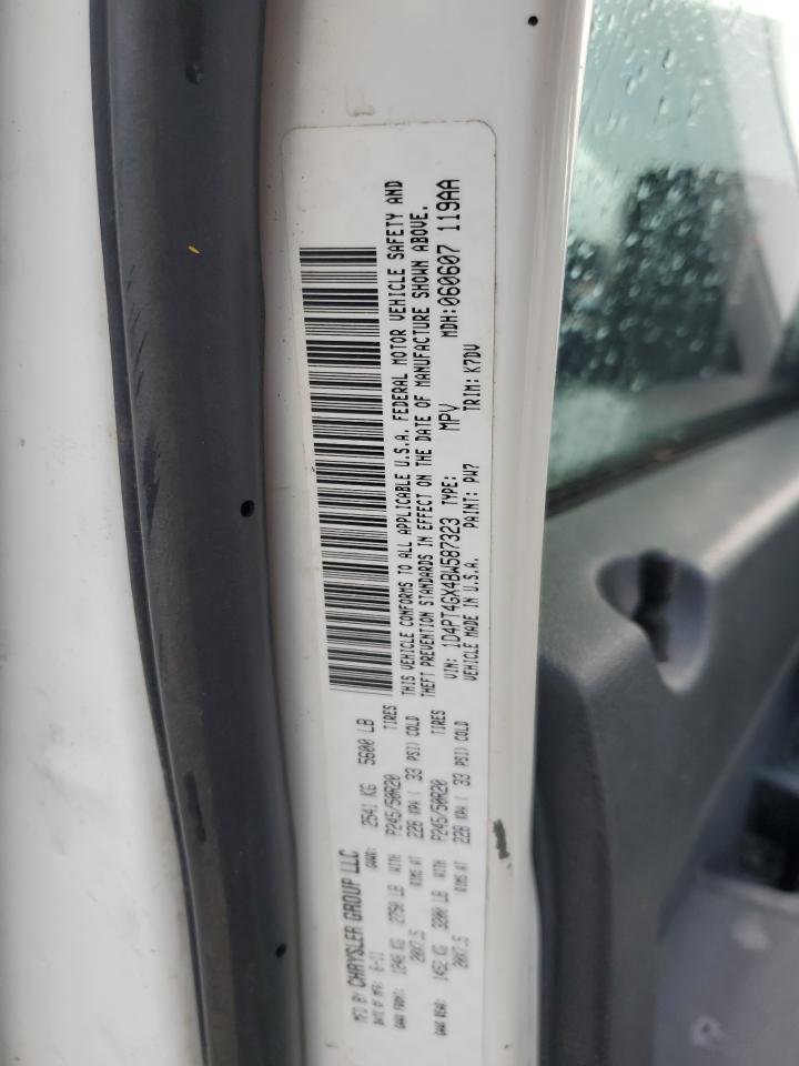 2011 Dodge Nitro Heat VIN: 1D4PT4GX4BW587323 Lot: 84734585