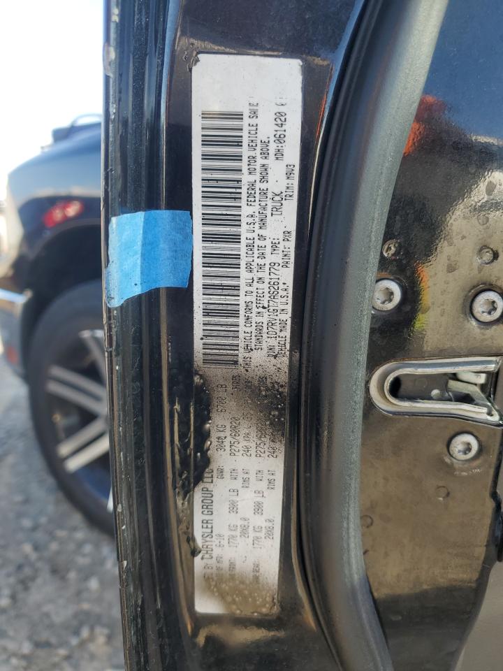 2010 Dodge Ram 1500 VIN: 1D7RV1GT7AS261779 Lot: 82281265