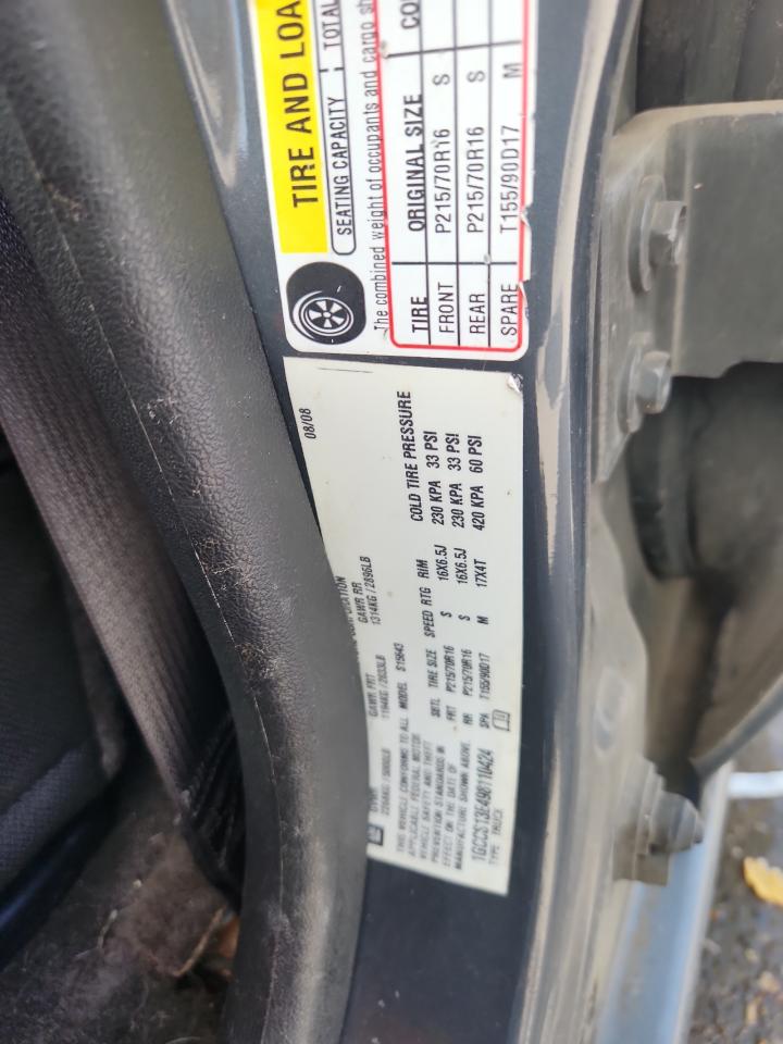 2009 Chevrolet Colorado VIN: 1GCCS13E498110424 Lot: 85334595