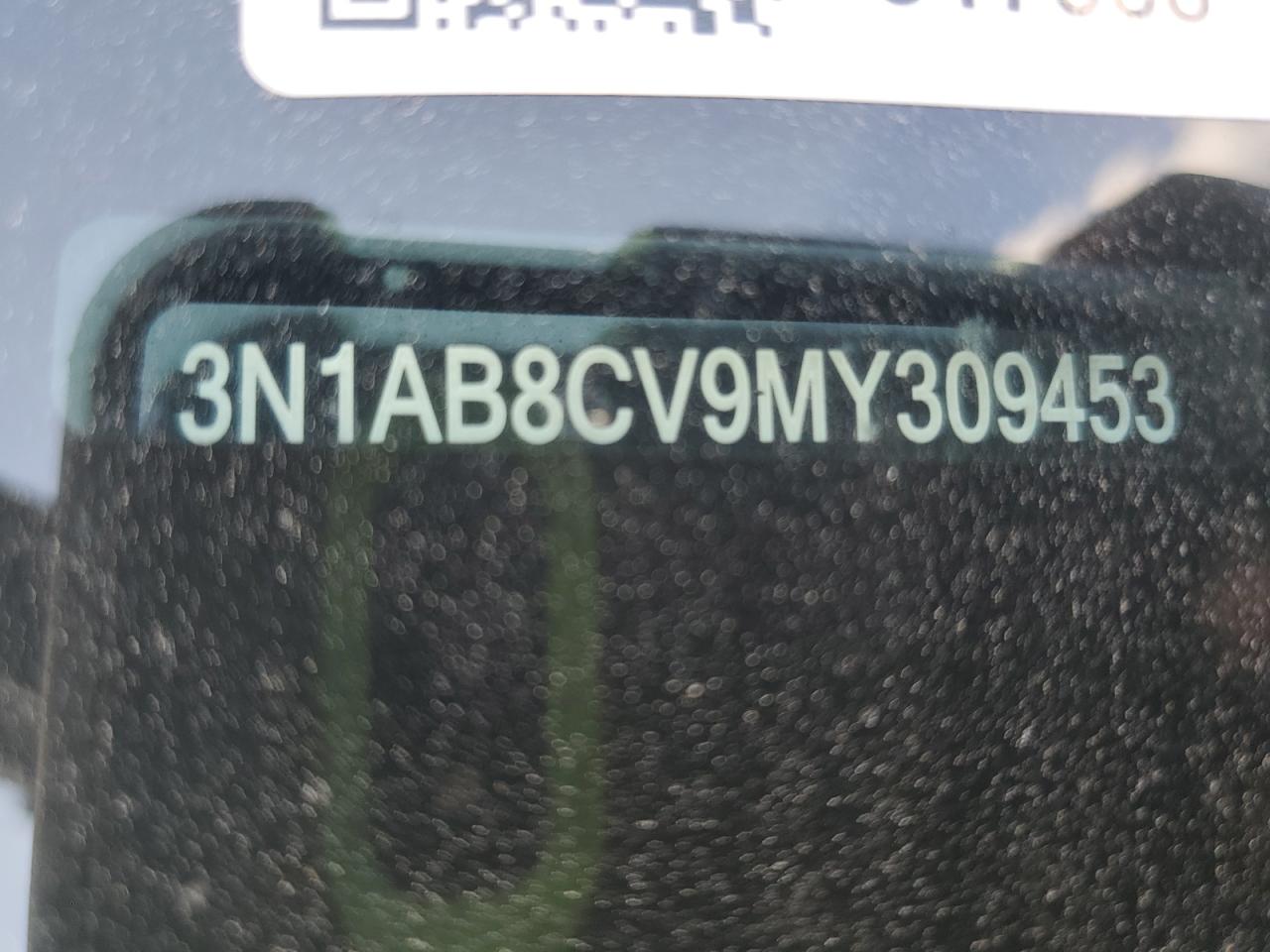 2021 Nissan Sentra Sv VIN: 3N1AB8CV9MY309453 Lot: 86181195