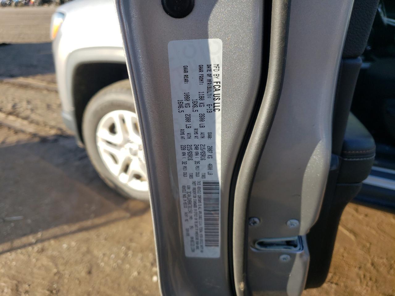 2019 Jeep Compass Sport VIN: 3C4NJDAB0KT811541 Lot: 85412445