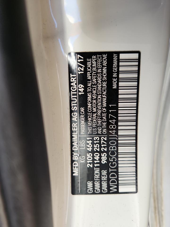 2018 Mercedes-Benz Gla 45 Amg VIN: WDDTG5CB0JJ484711 Lot: 87313305