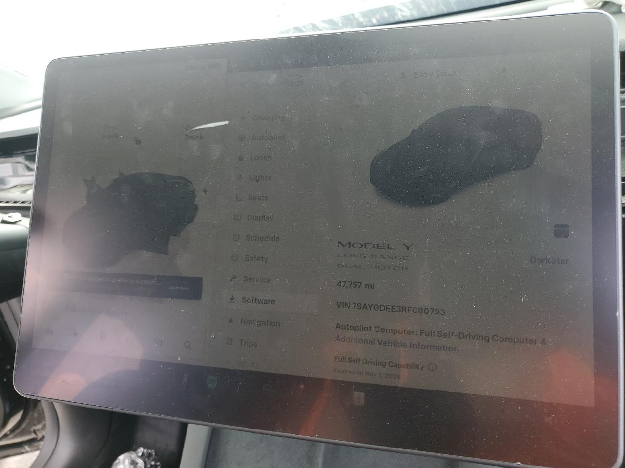 2024 Tesla Model Y VIN: 7SAYGDEE3RF080793 Lot: 86249185