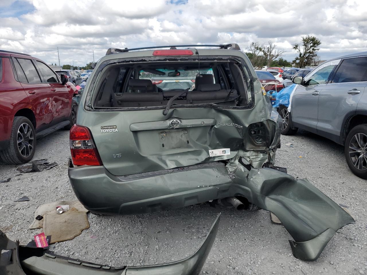 2006 Toyota Highlander Limited VIN: JTEDP21A360110660 Lot: 85710075