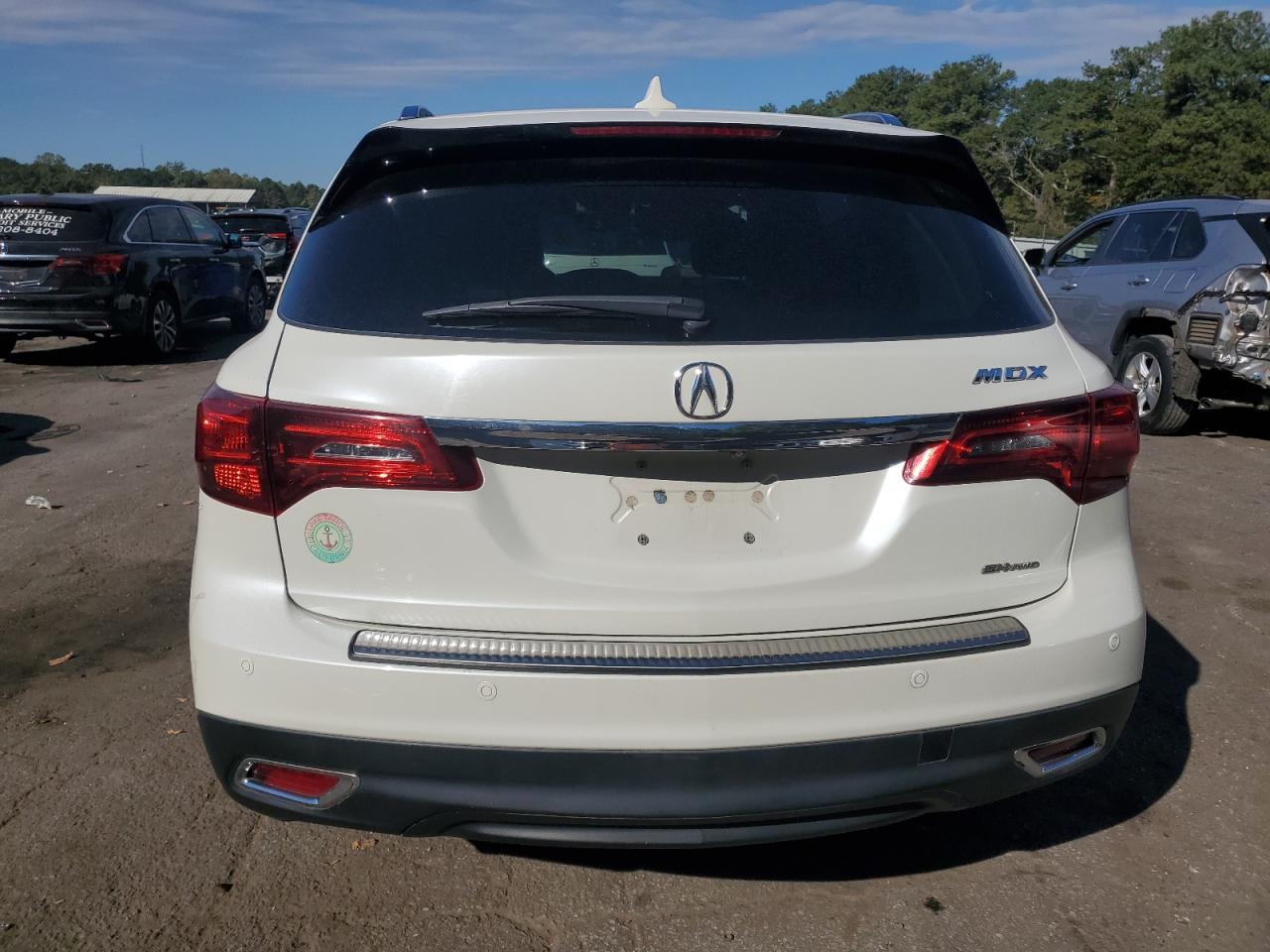 2015 Acura Mdx Advance VIN: 5FRYD4H82FB013768 Lot: 85484855