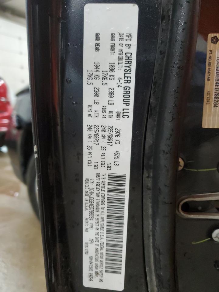 2014 Jeep Compass Latitude VIN: 1C4NJDEB4ED788284 Lot: 84245975