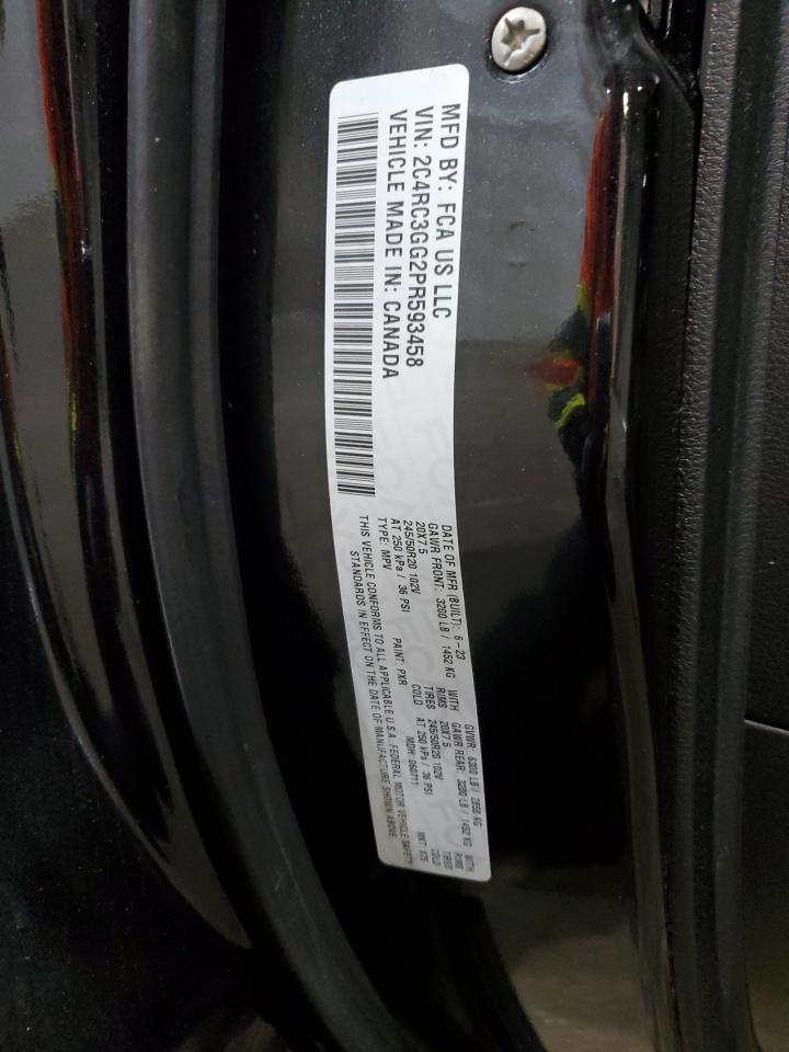 2023 Chrysler Pacifica Limited VIN: 2C4RC3GG2PR593458 Lot: 85925845