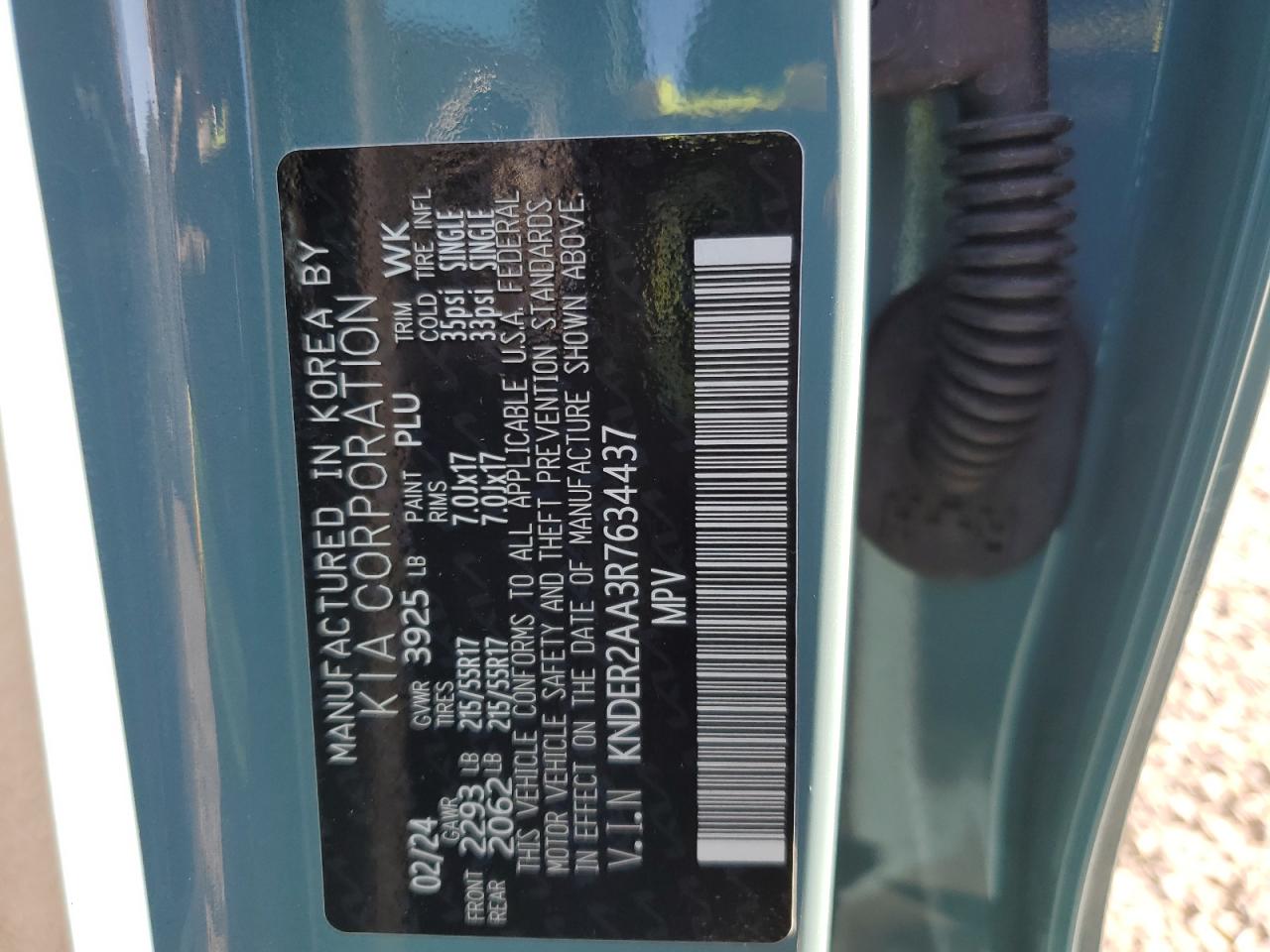 2024 Kia Seltos Ex VIN: KNDER2AA3R7634437 Lot: 87370845