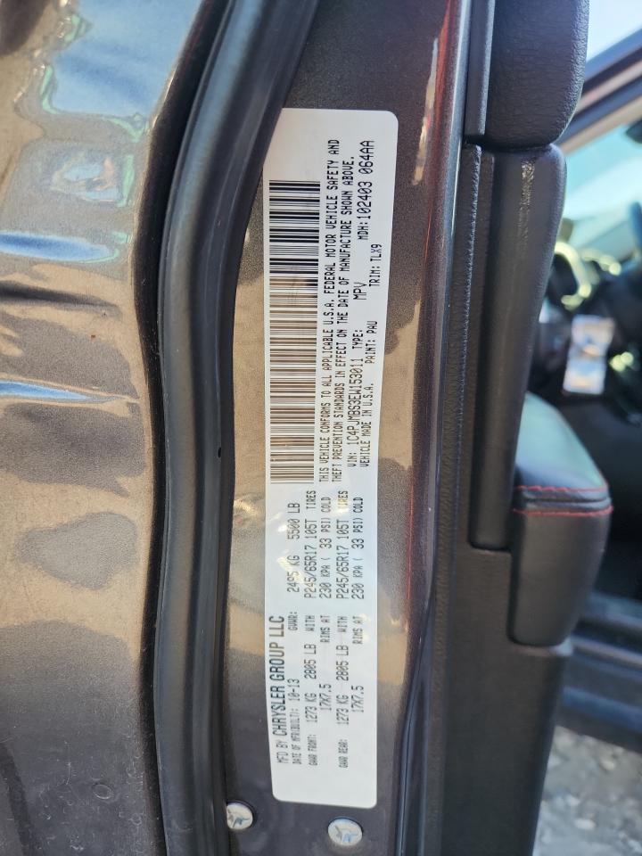 2014 Jeep Cherokee Trailhawk VIN: 1C4PJMBS3EW153011 Lot: 90437295