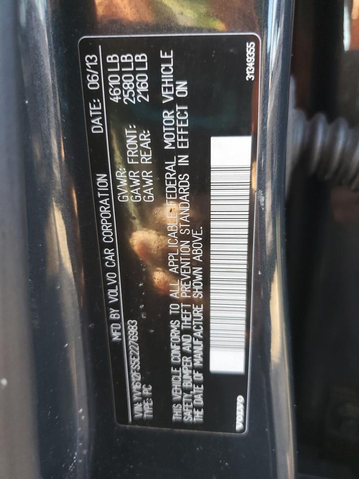 2014 Volvo S60 T5 VIN: YV1612FS5E2276983 Lot: 82306995