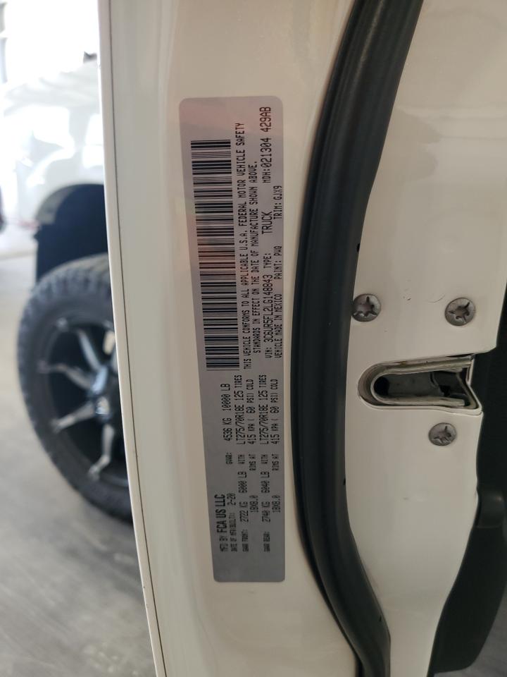 2020 Ram 2500 Laramie VIN: 3C6UR5FL2LG148843 Lot: 84215075