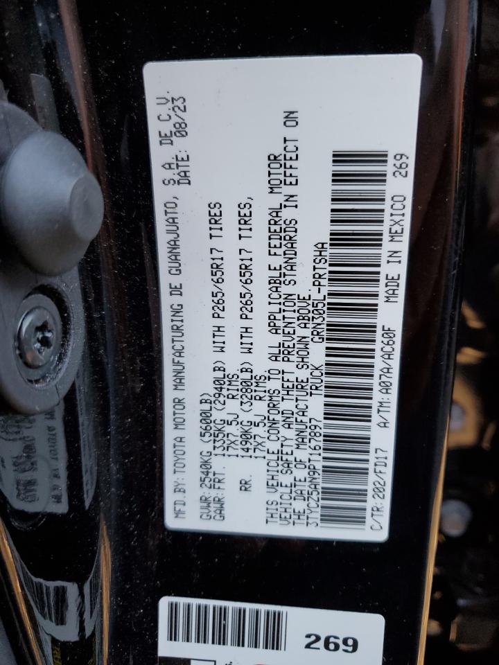 2023 Toyota Tacoma Double Cab VIN: 3TYCZ5AN9PT167897 Lot: 89657825