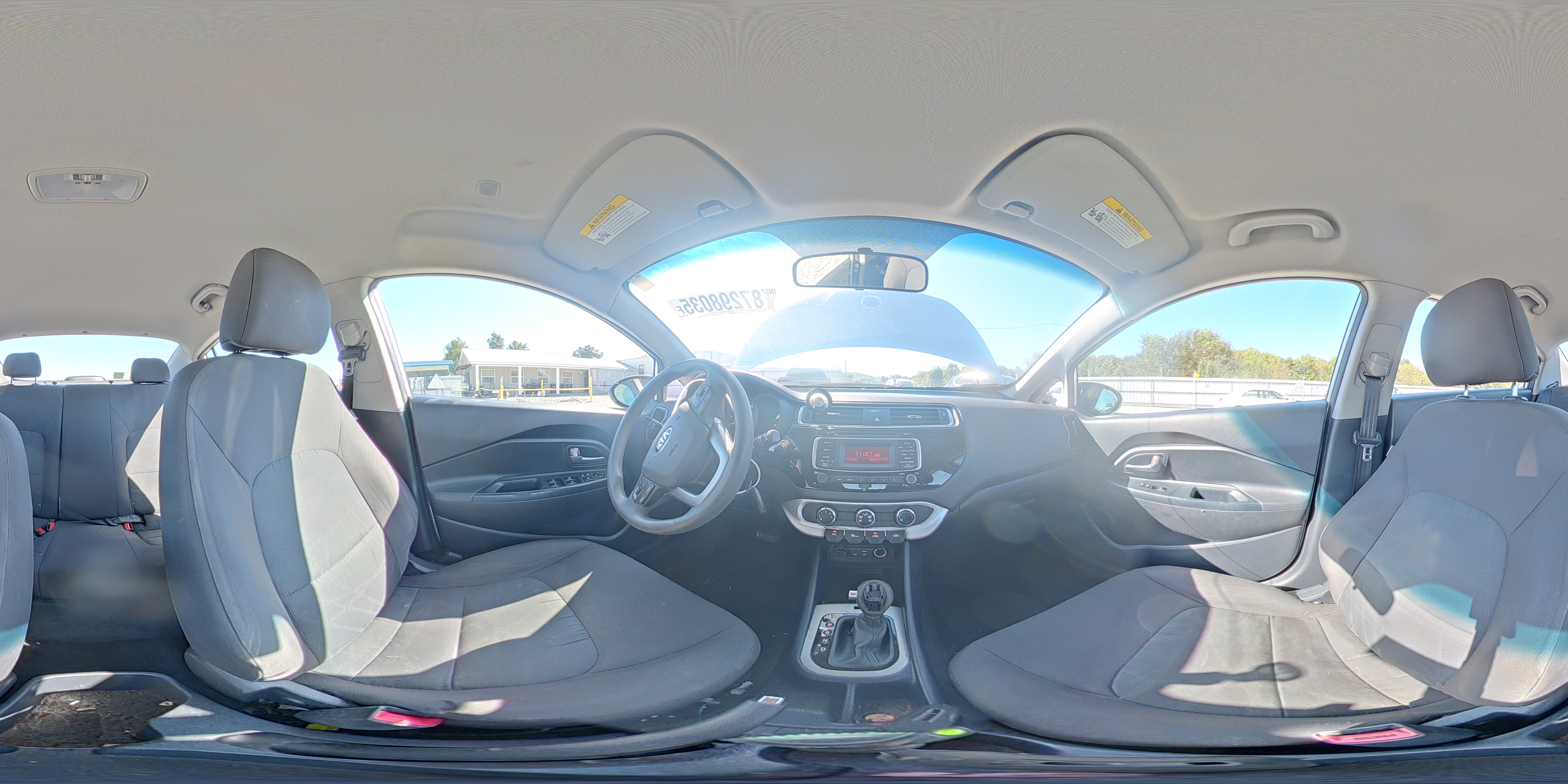 2017 Kia Rio Lx VIN: KNADM4A30H6044494 Lot: 87298035