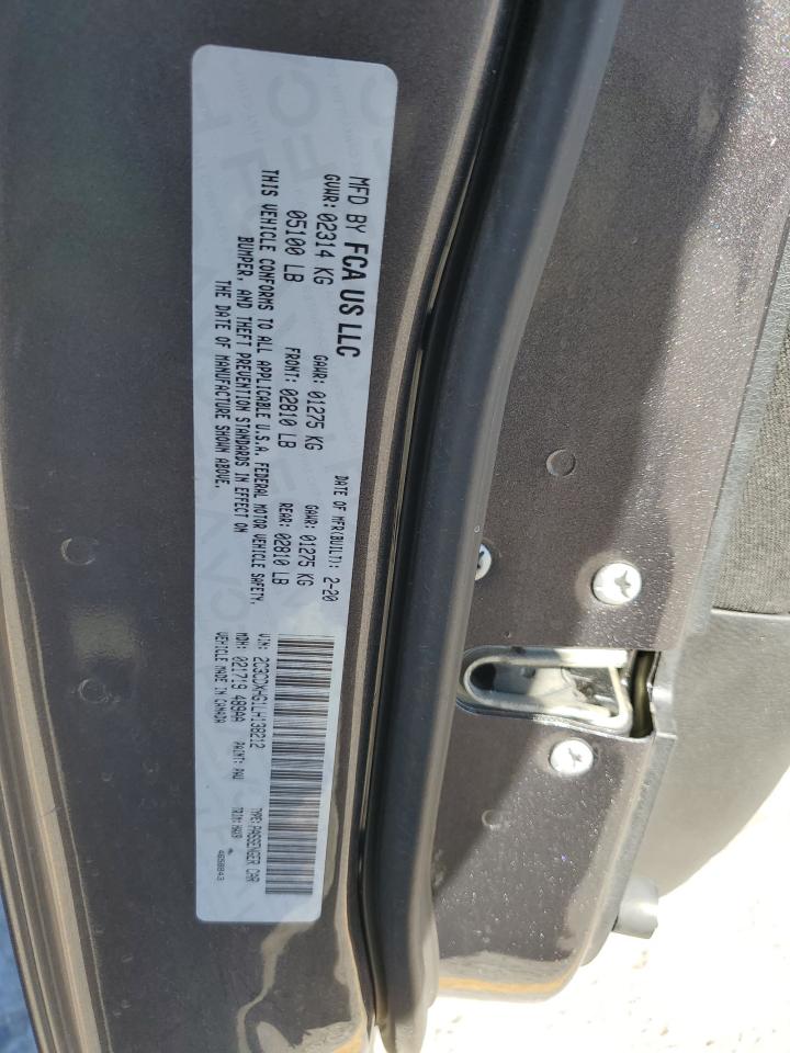 2020 Dodge Charger Gt VIN: 2C3CDXHG1LH138212 Lot: 85650735