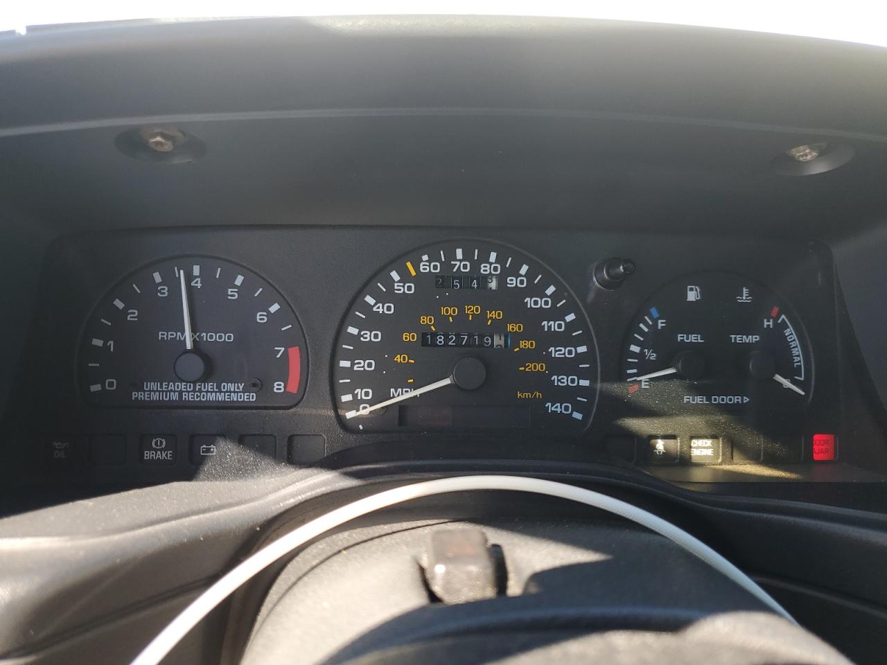 1993 Ford Taurus Sho VIN: 1FALP54P0PA248580 Lot: 87477185