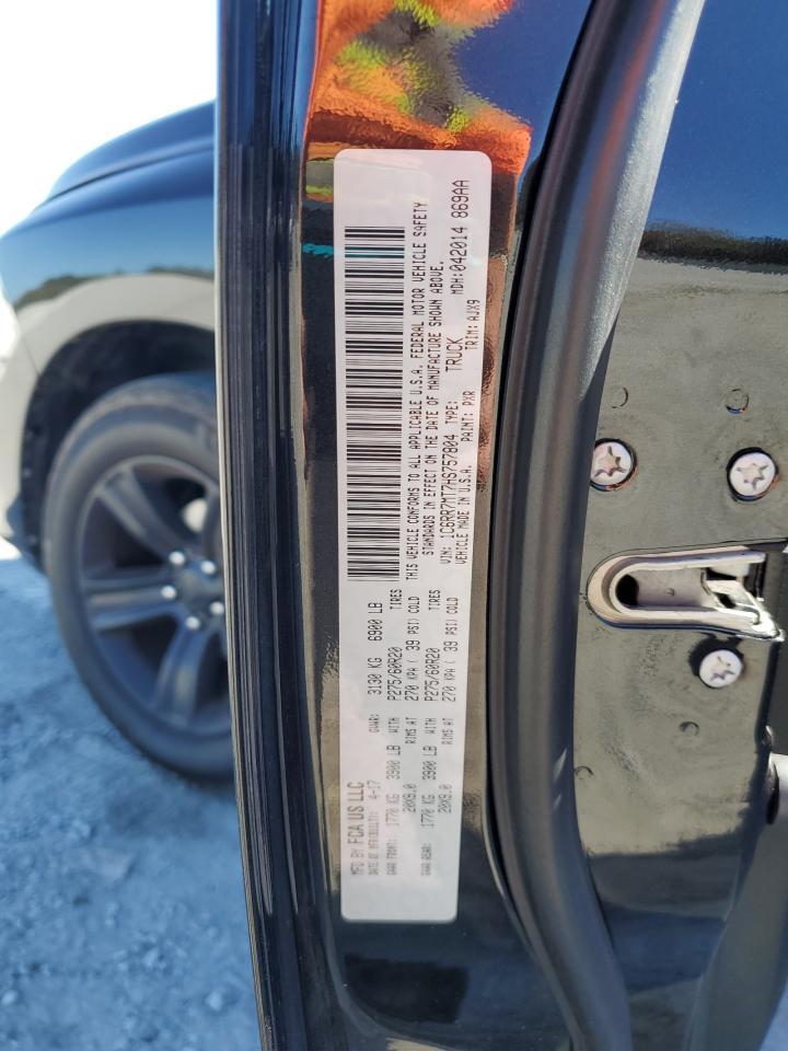 2017 Ram 1500 Sport VIN: 1C6RR7MT7HS757804 Lot: 82478015