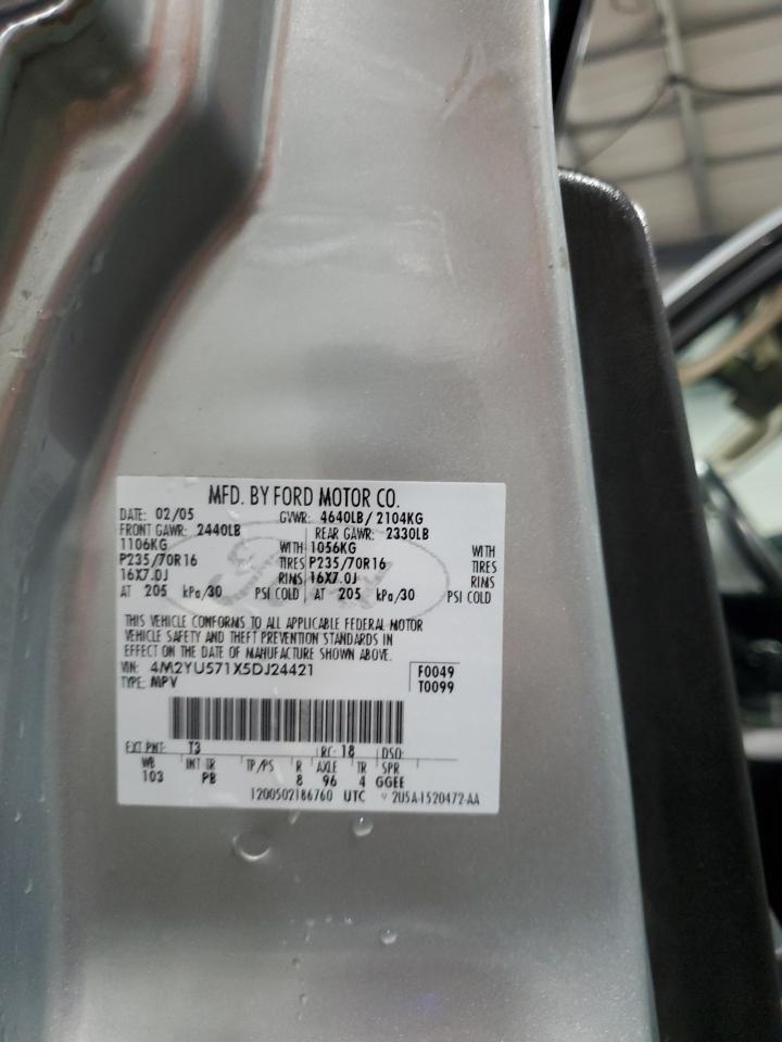 2005 Mercury Mariner VIN: 4M2YU571X5DJ24421 Lot: 86453375