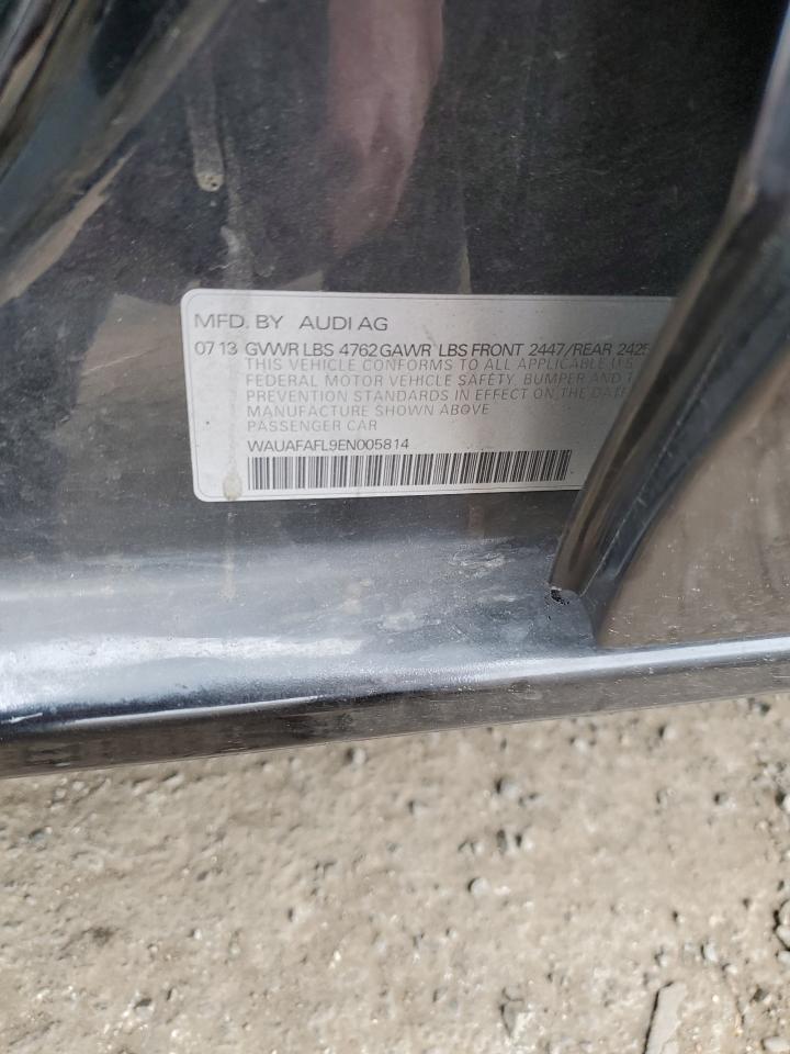 2014 Audi A4 Premium VIN: WAUAFAFL9EN005814 Lot: 90390925