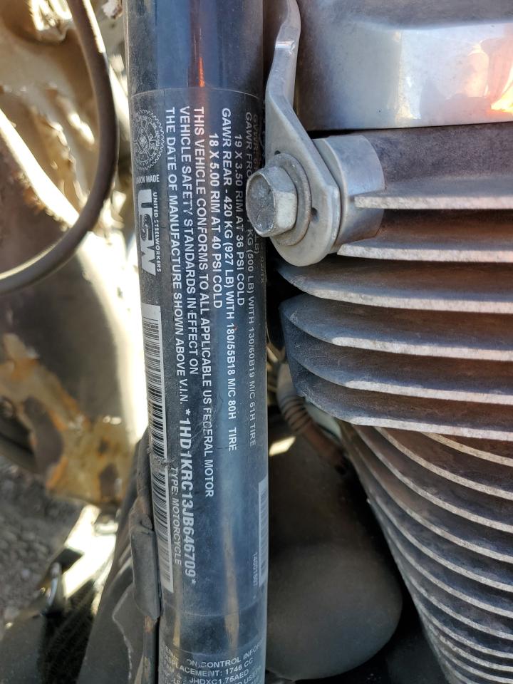 2018 Harley-Davidson Flhxs Street Glide Special VIN: 1HD1KRC13JB646709 Lot: 87452565