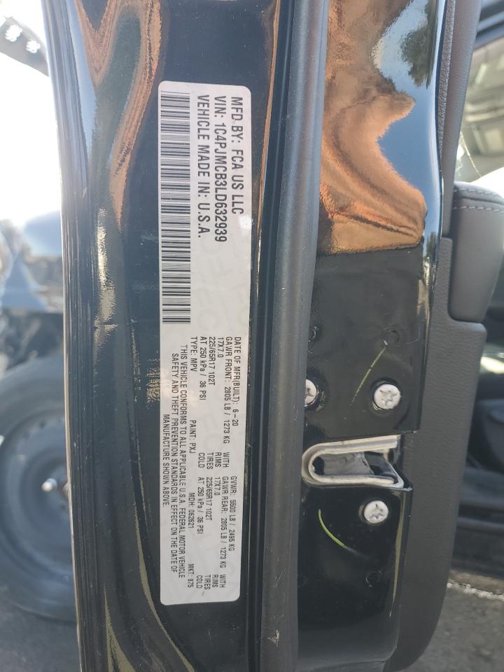 2020 Jeep Cherokee Latitude VIN: 1C4PJMCB3LD632939 Lot: 84883485