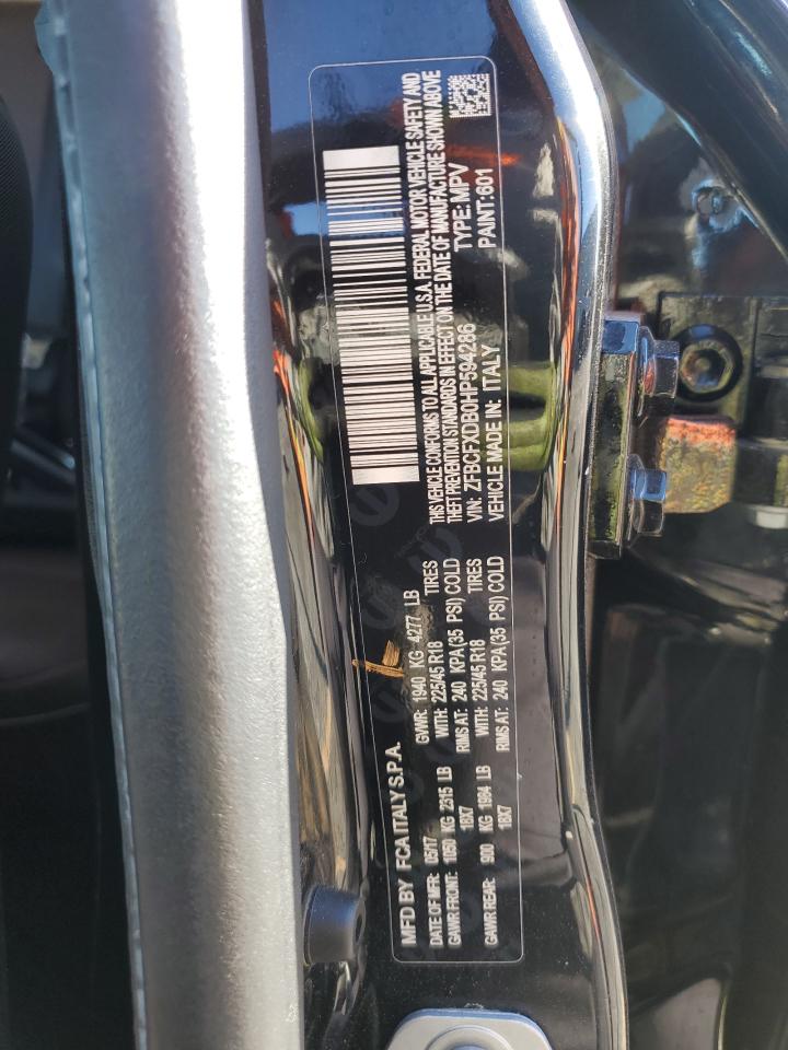 2017 Fiat 500X Lounge VIN: ZFBCFXDB0HP594286 Lot: 82737405