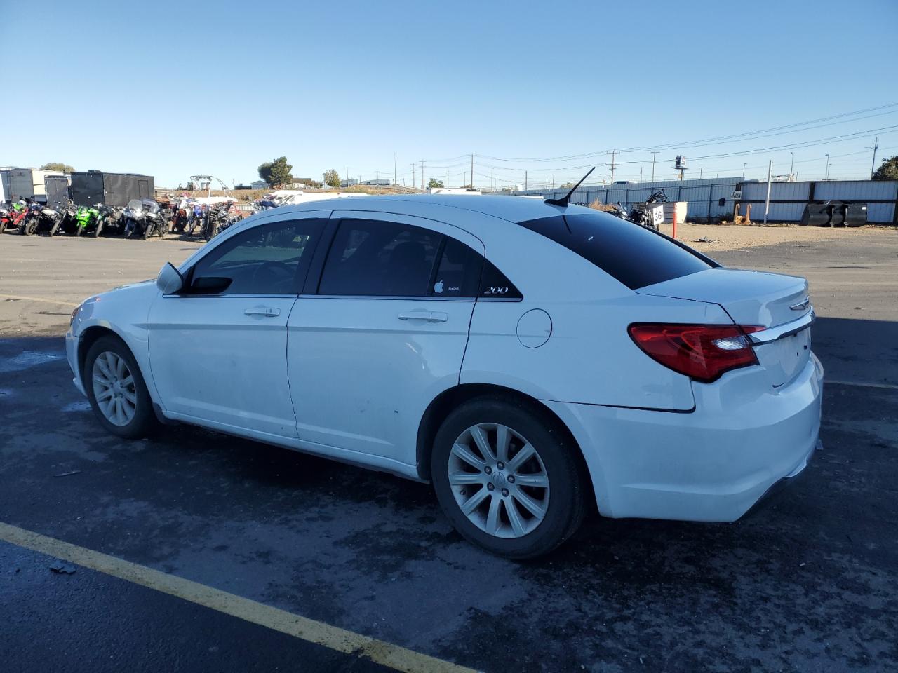 2014 Chrysler 200 Touring white null flexible 1C3CCBBG1EN144732 photo #3