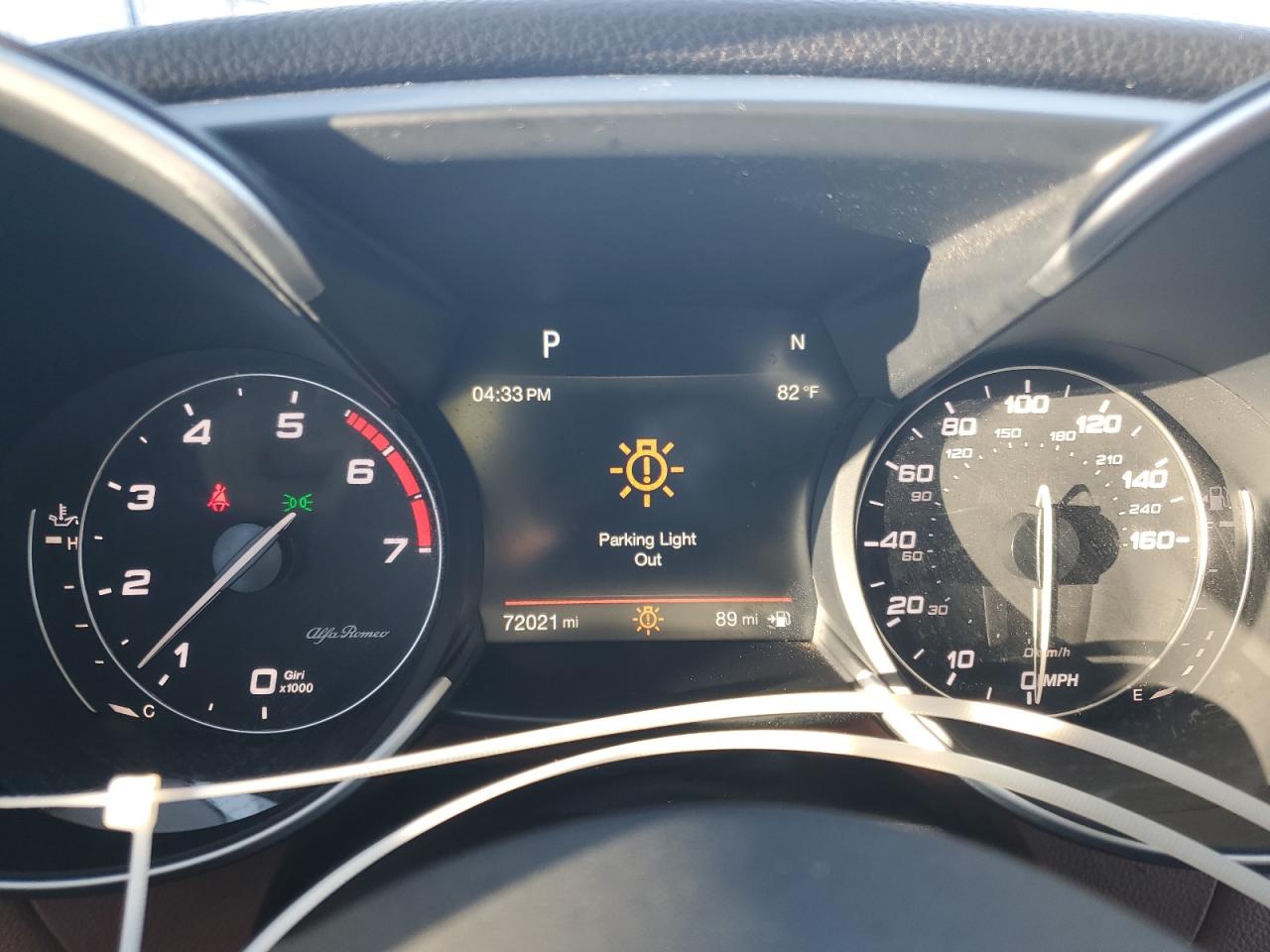 2019 Alfa Romeo Giulia Ti VIN: ZARFAMBNXK7606364 Lot: 89908485