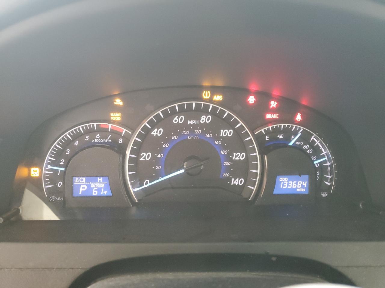 2012 Toyota Camry Base VIN: 4T1BF1FK4CU552843 Lot: 85839195