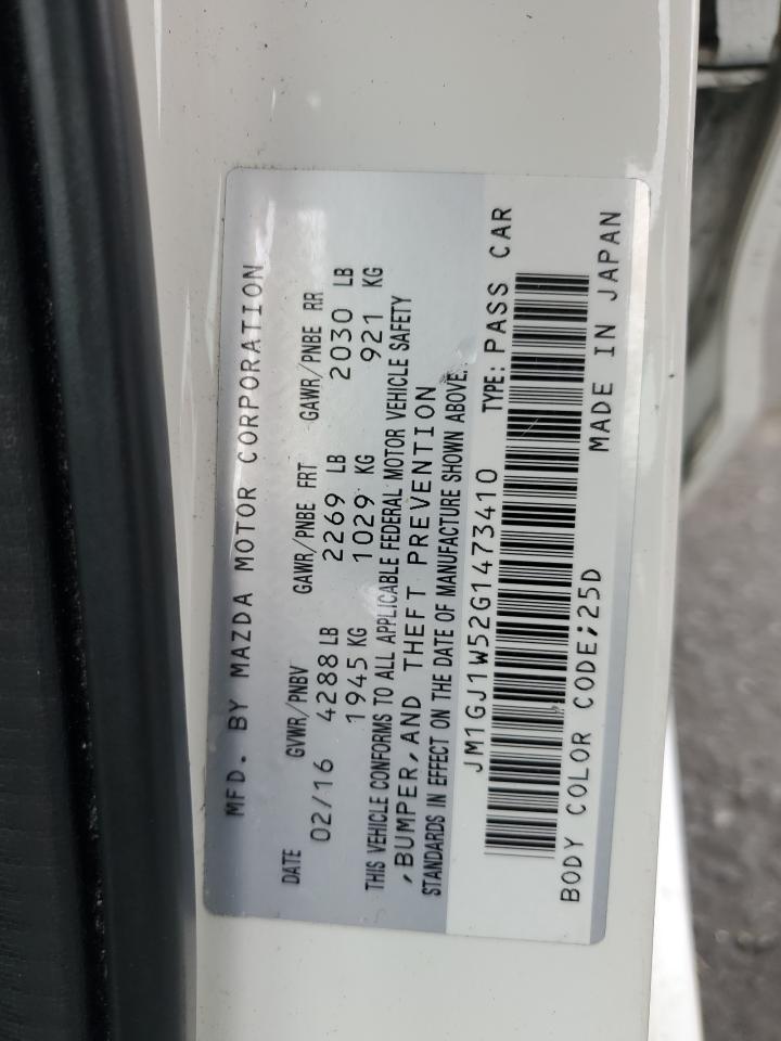2016 Mazda 6 Grand Touring VIN: JM1GJ1W52G1473410 Lot: 86172015
