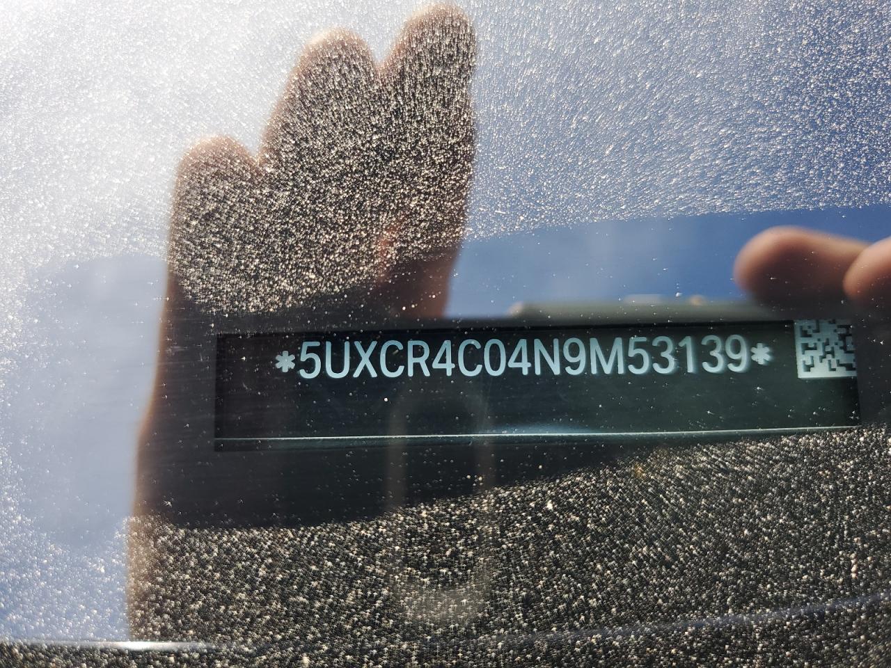 2022 BMW X5 Sdrive 40I VIN: 5UXCR4C04N9M53139 Lot: 85103915