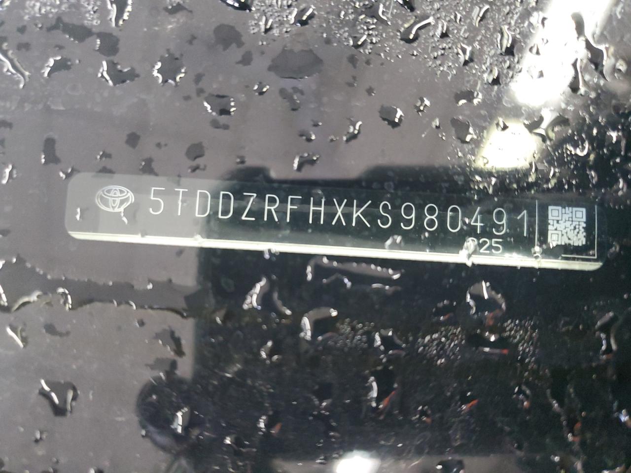 2019 Toyota Highlander Limited VIN: 5TDDZRFHXKS980491 Lot: 81989845