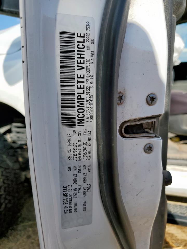 2016 Ram 3500 VIN: 3C7WRTCL9GG191322 Lot: 85925635