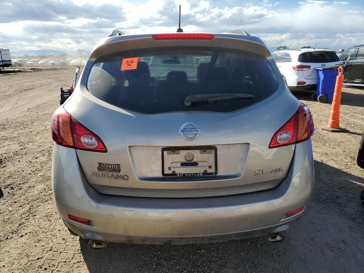 2009 Nissan Murano S VIN: JN8AZ18W19W137858 Lot: 84883365