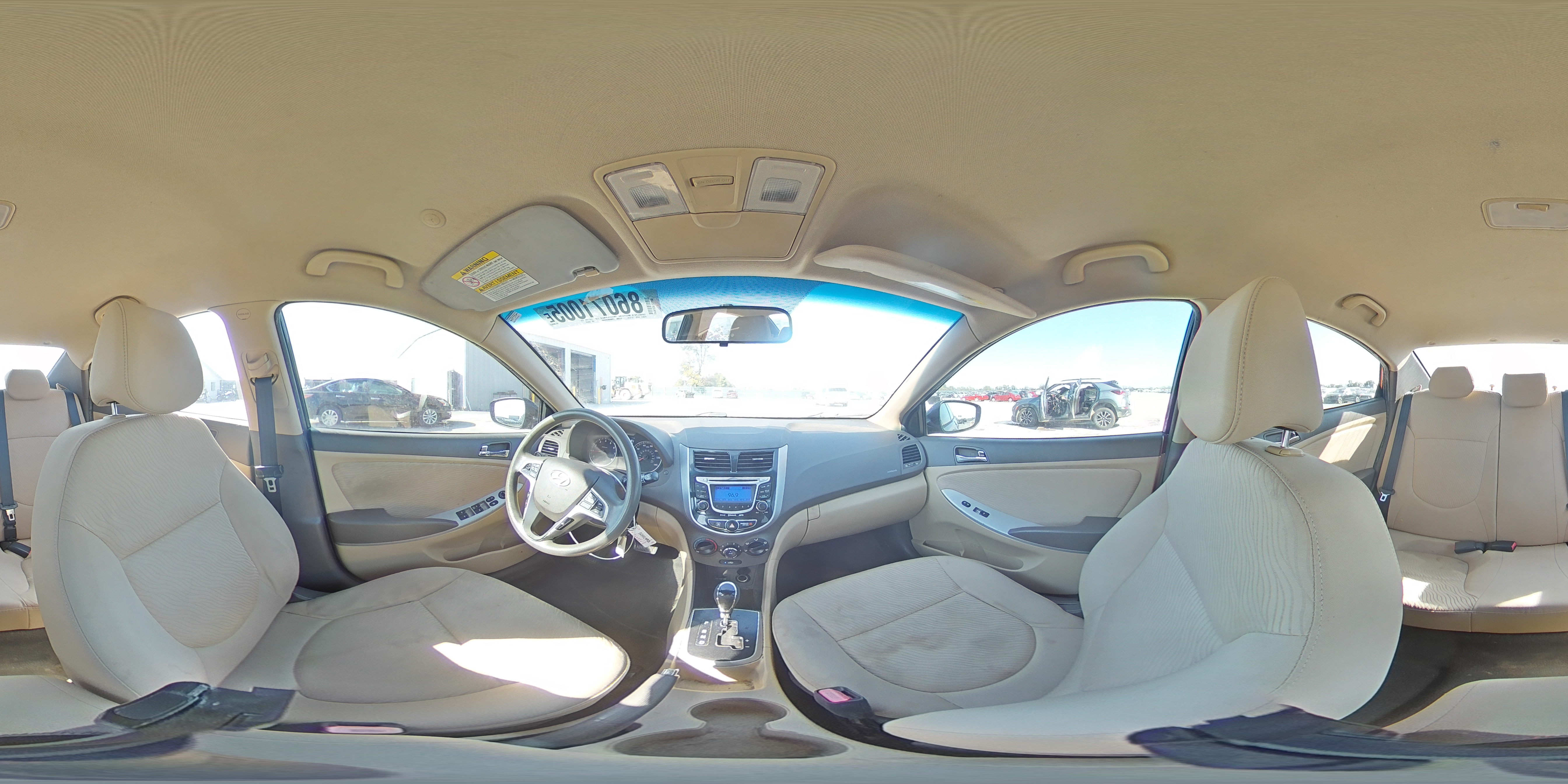 2013 Hyundai Accent Gls VIN: KMHCU4AE8DU380640 Lot: 86071005