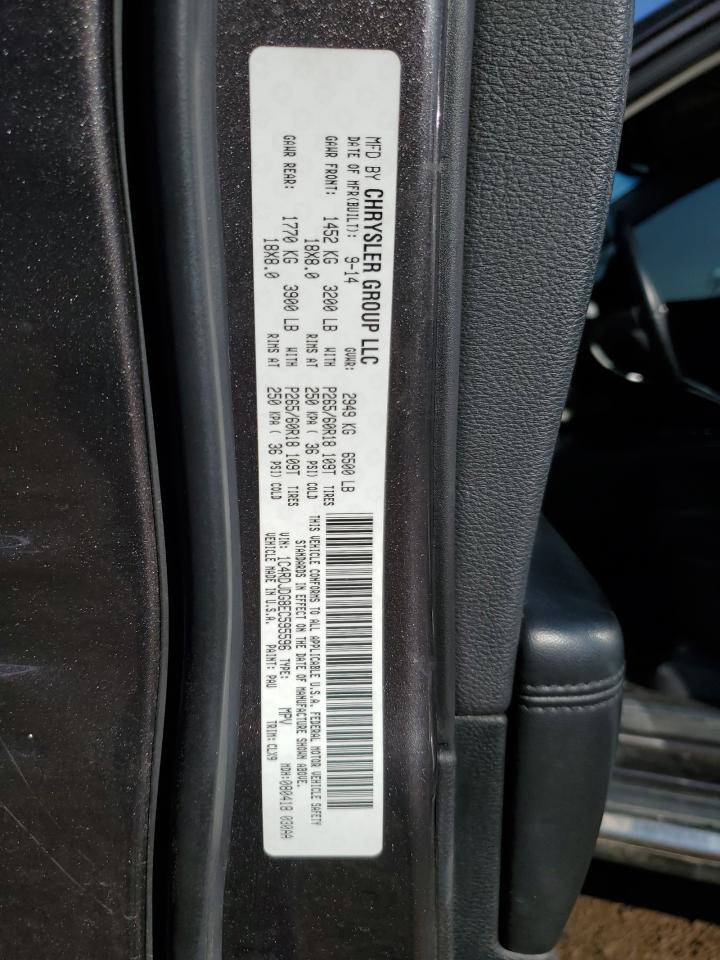 2014 Dodge Durango Limited VIN: 1C4RDJDG8EC595596 Lot: 85714965