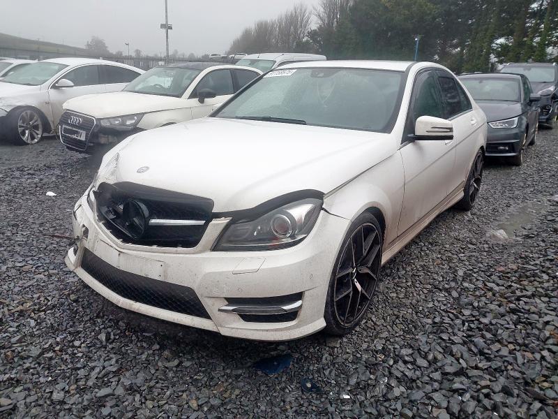 2013 MERCEDES-BENZ C CLASS C200 CDI BLUEEFFICIENCY AMG SPORT PLUS 4DR for sale at Copart BELFAST