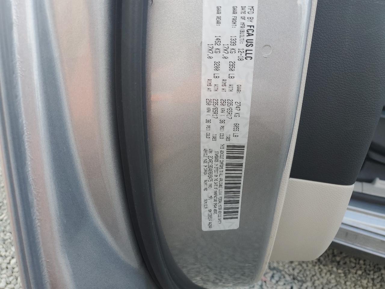 2019 Chrysler Pacifica Touring L VIN: 2C4RC1BG4KR603475 Lot: 82464465