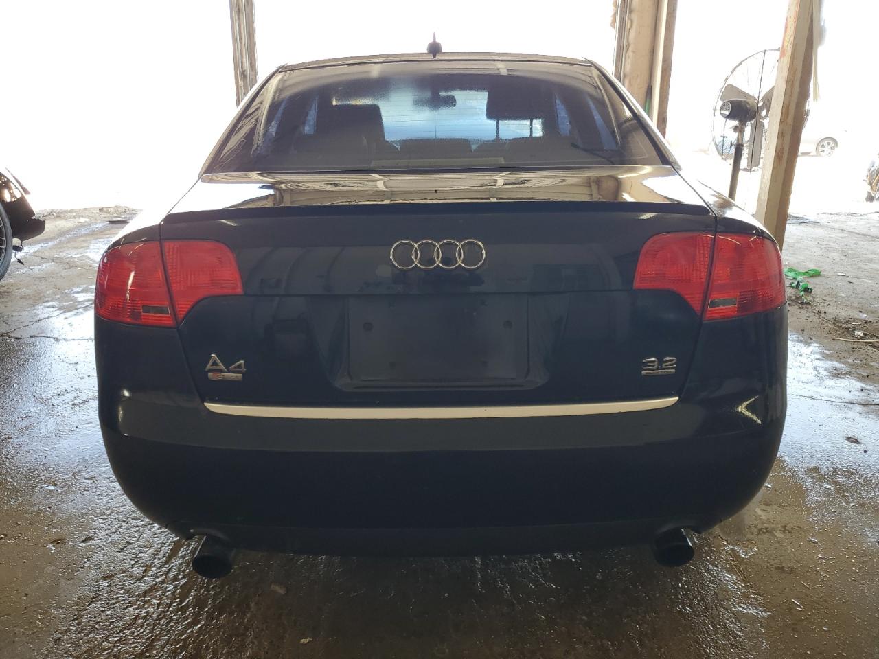 2007 Audi A4 3.2 Quattro VIN: WAUDH78E87A052660 Lot: 84833995