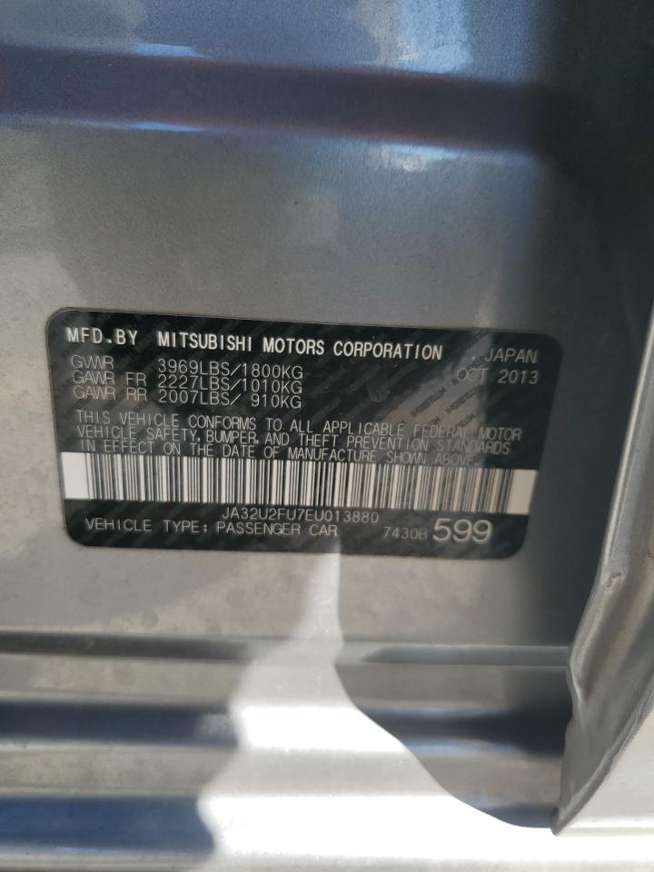 2014 Mitsubishi Lancer Es/Es Sport VIN: JA32U2FU7EU013880 Lot: 87420435