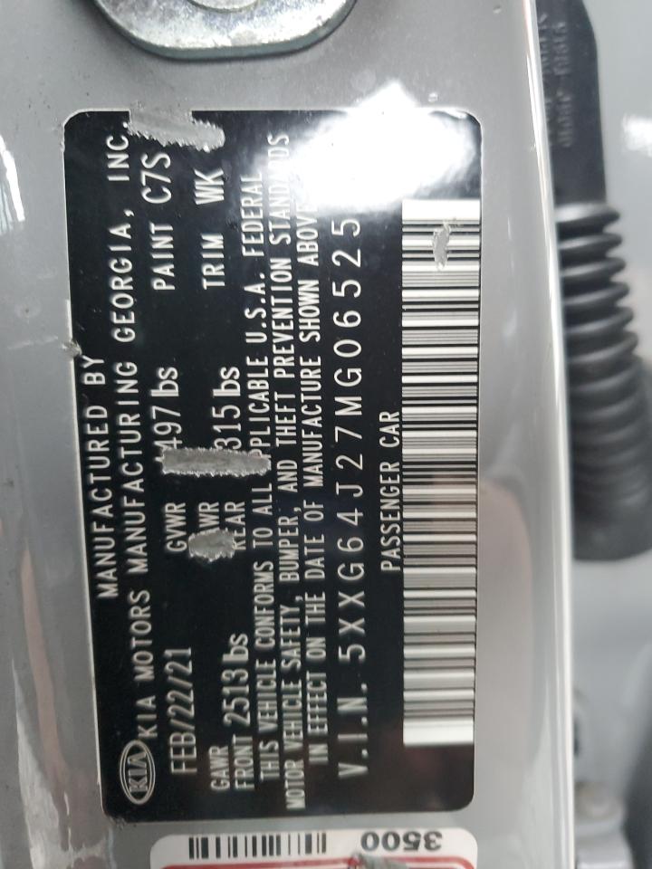 2021 Kia K5 Gt Line VIN: 5XXG64J27MG065257 Lot: 89921565