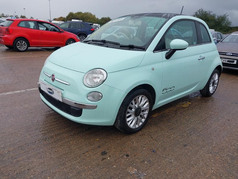2014 FIAT 500 1.2 LOUNGE 3DR [START STOP] for sale at Copart SANDWICH
