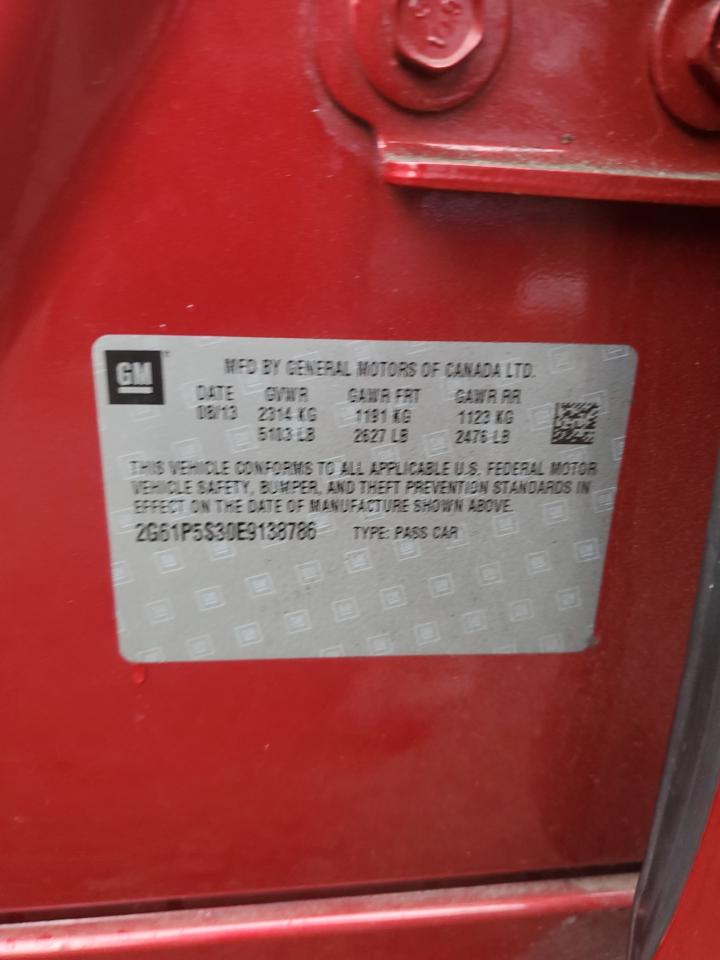 2014 Cadillac Xts Premium Collection VIN: 2G61P5S30E9138786 Lot: 82371405